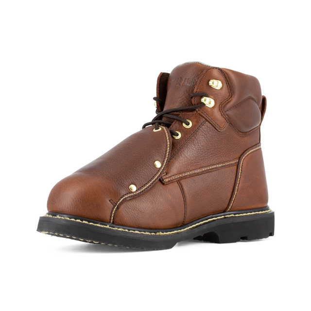 IronAge Brown 6" Metatarsal Protection, Steel Toe #IA5017