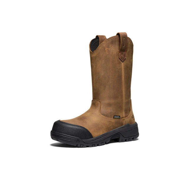 Keen Women's Evanston Pull-On Waterproof Boot (Carbon Toe)