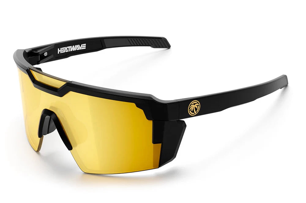 Heat Wave Future Tech Sunglasses: Gold Rush Z87+