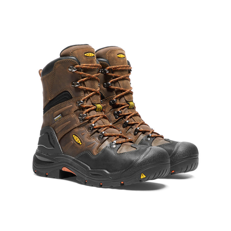 KEEN Men's Coburg 8" Waterproof Boot (Steel Toe)