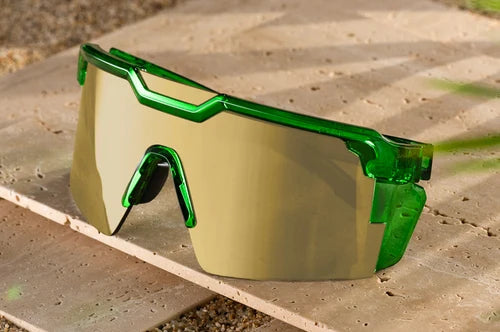 Heat Wave Future Tech Sunglasses: Cycad Green Z87+