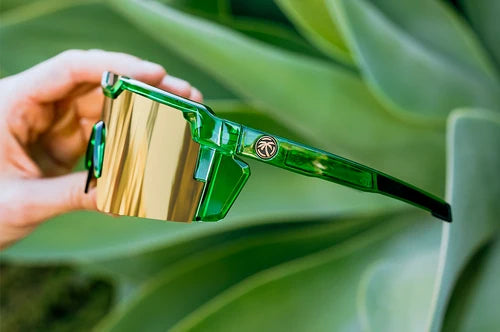 Heat Wave Future Tech Sunglasses: Cycad Green Z87+