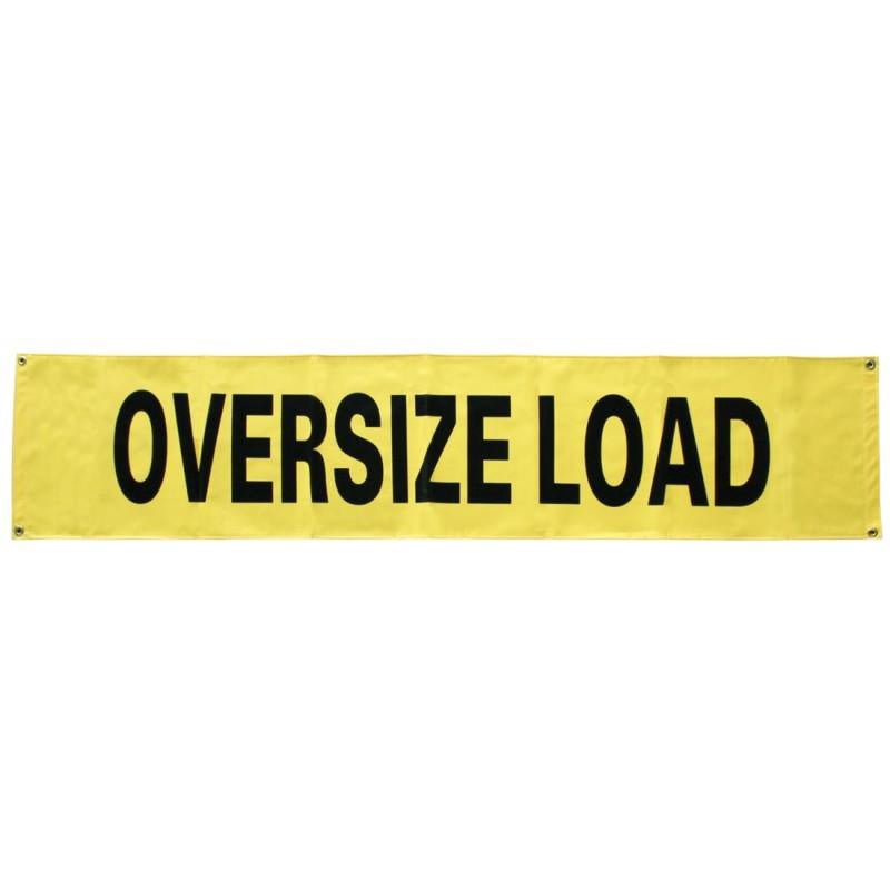 Oversize Load 12x60 Vinyl Banner #BA-3002