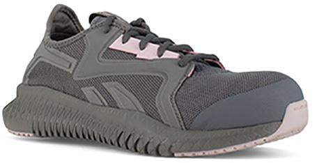 Reebok Women's Grey and Pink Flexagon 3.0 Work Shoe #RB461