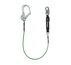 Safewaze Leading Edge 6' Energy Absorbing Lanyard: Rebar Hook