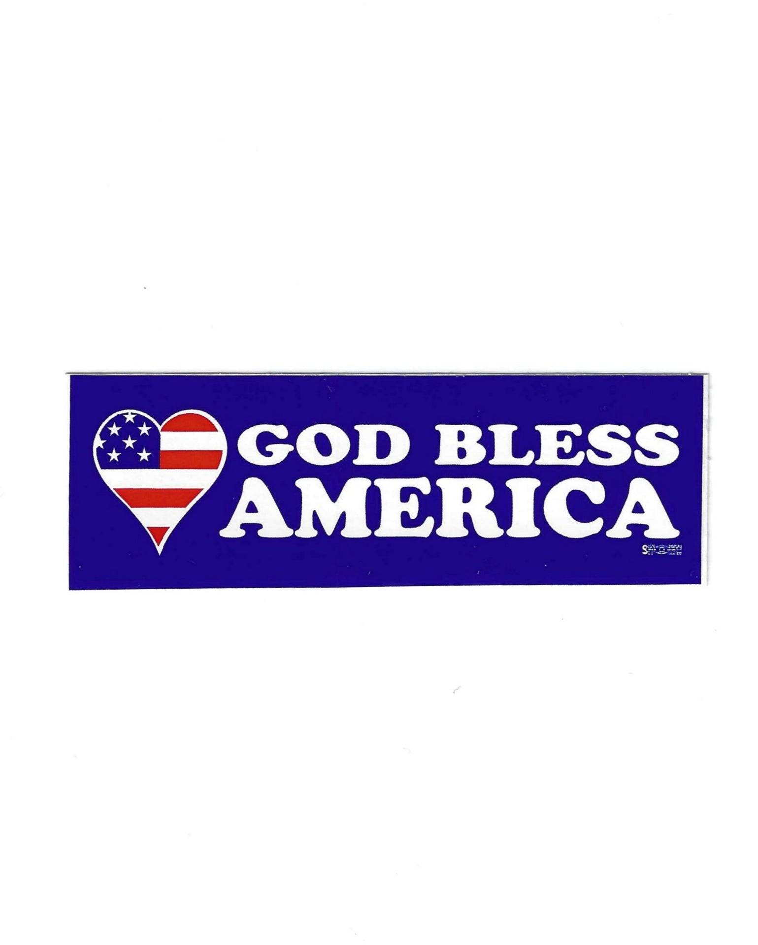 God Bless America Hard Hat Sticker #M-26