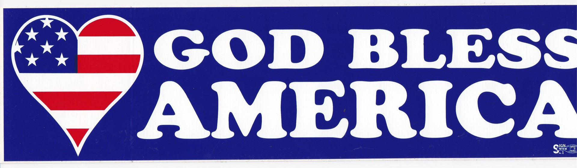 God Bless America Bumper Sticker #B314