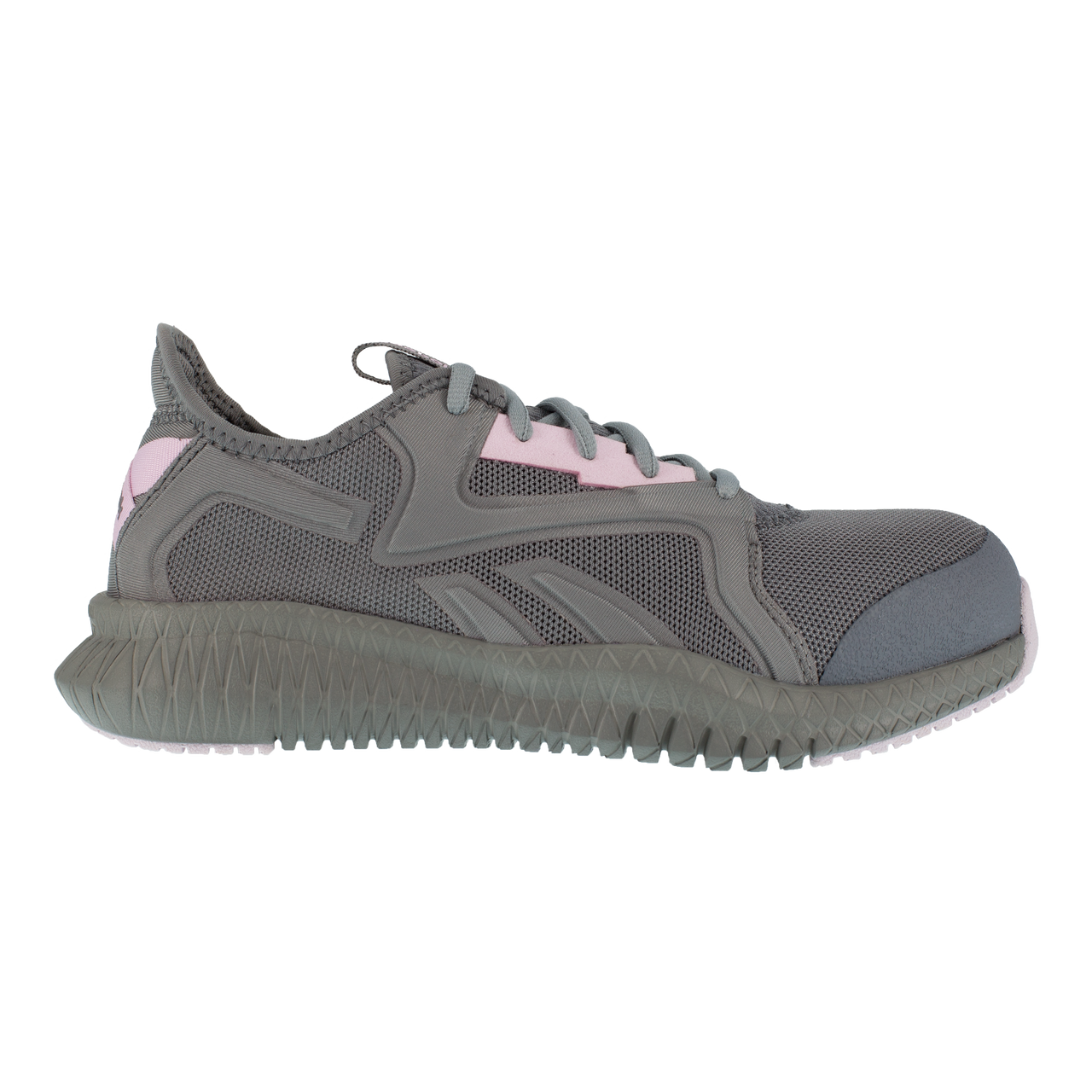 Reebok Women's Grey and Pink Flexagon 3.0 Work Shoe #RB461