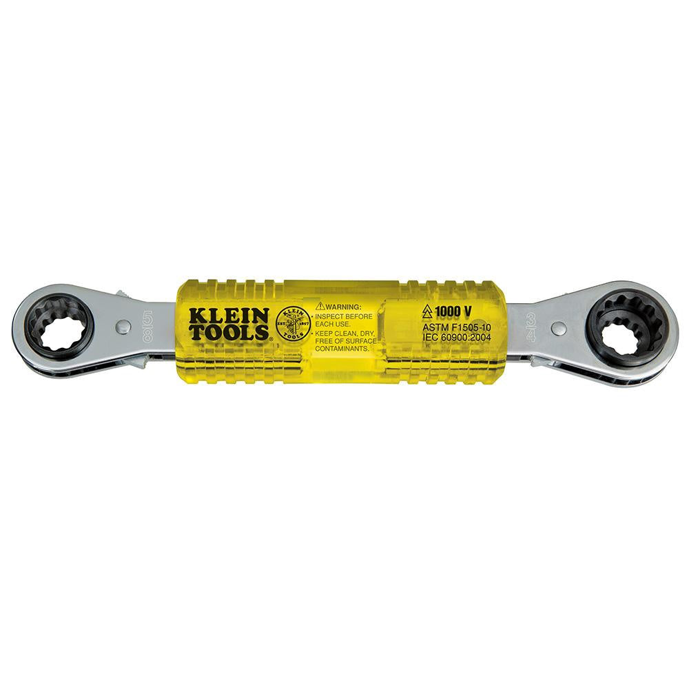 Klein Linemans Insulating 4-in-1 Box Wrench #KT223X4-INS