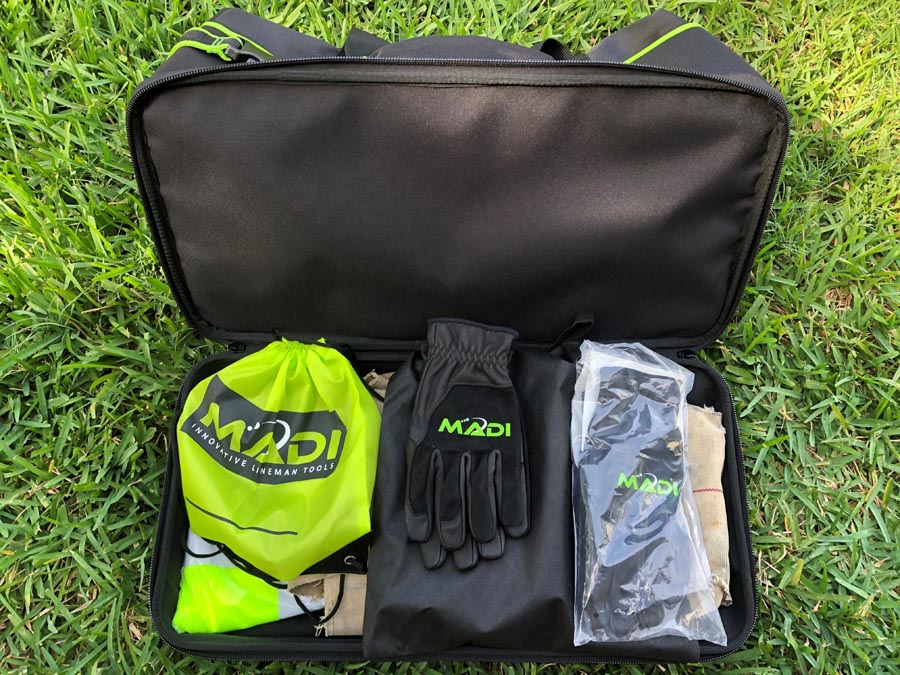 MADI Lineman Dual Compartment Tool & Gear Bag with Wheels