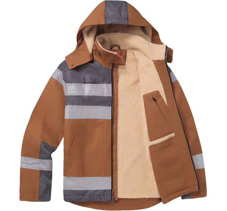 GSS QUARTZ Sherpa Lined Heavy Weight Jacket - Duck Brown