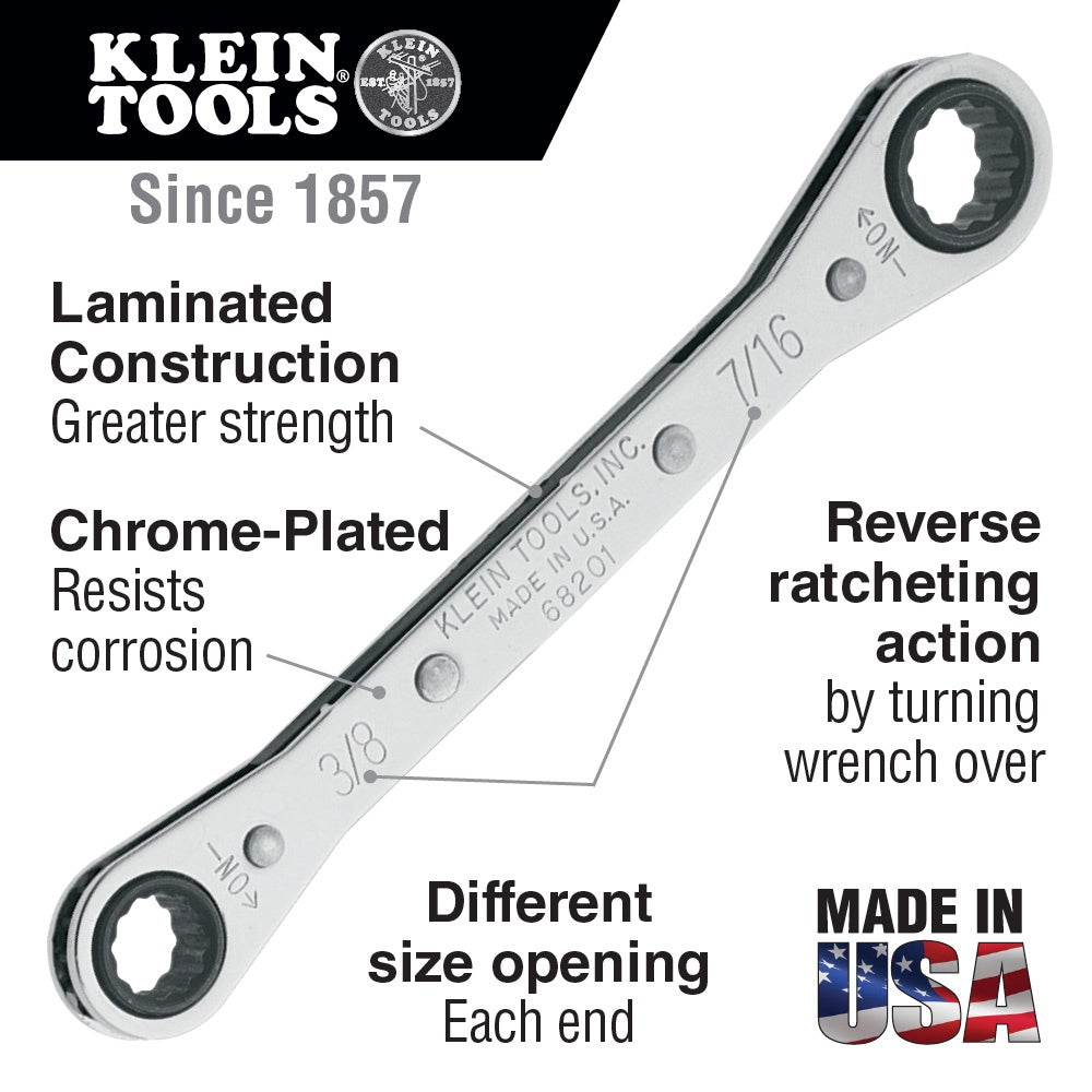 Klein  Ratcheting Box Wrench