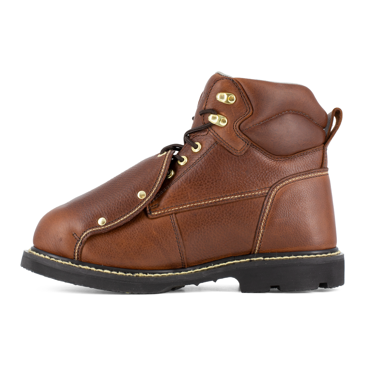 IronAge Brown 6" Metatarsal Protection, Steel Toe #IA5017