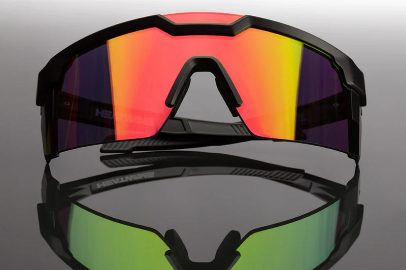Heat Wave Future Tech Sunglasses: Black Frame Savage Spectrum Z87+ - HardHatGear