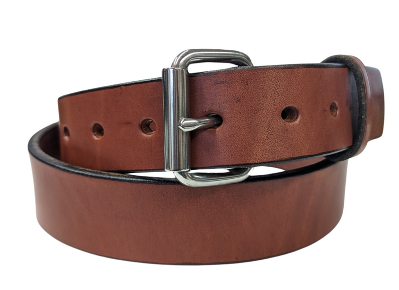 Amish Made Leather Belt, Sorrel