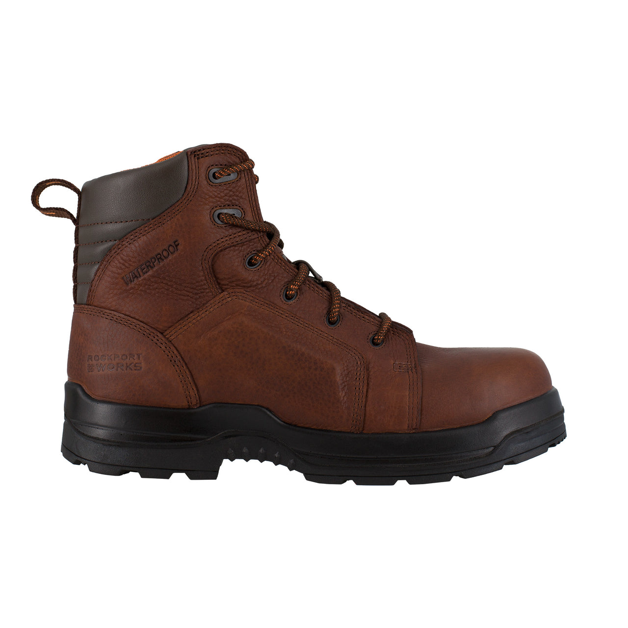 Rockport More Energy - Women's Brown 6" Lace to Toe Waterproof Work Boot #RK664