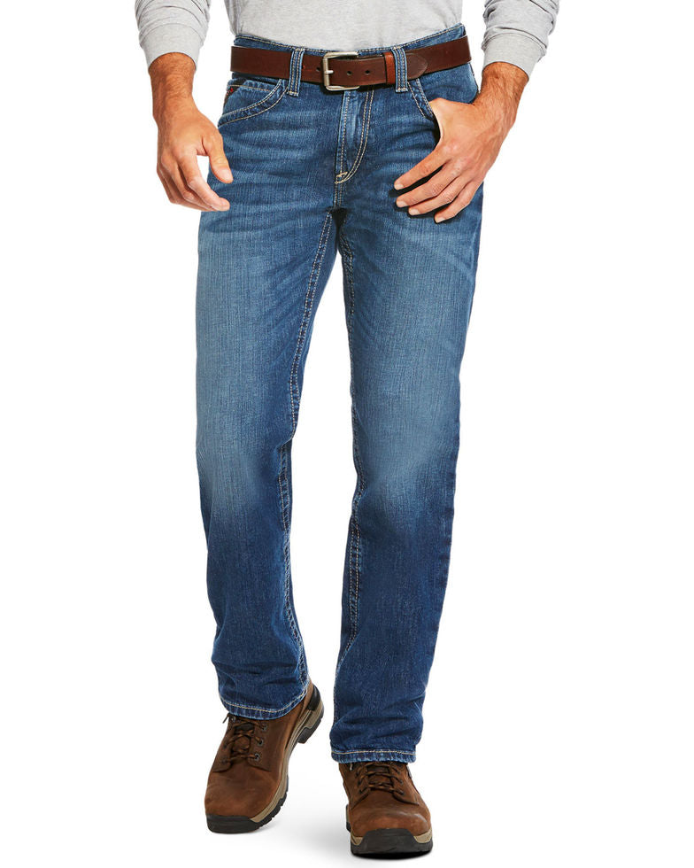 Ariat Mens Stiched Inline Alloy Fire Resistant Work Jeans
