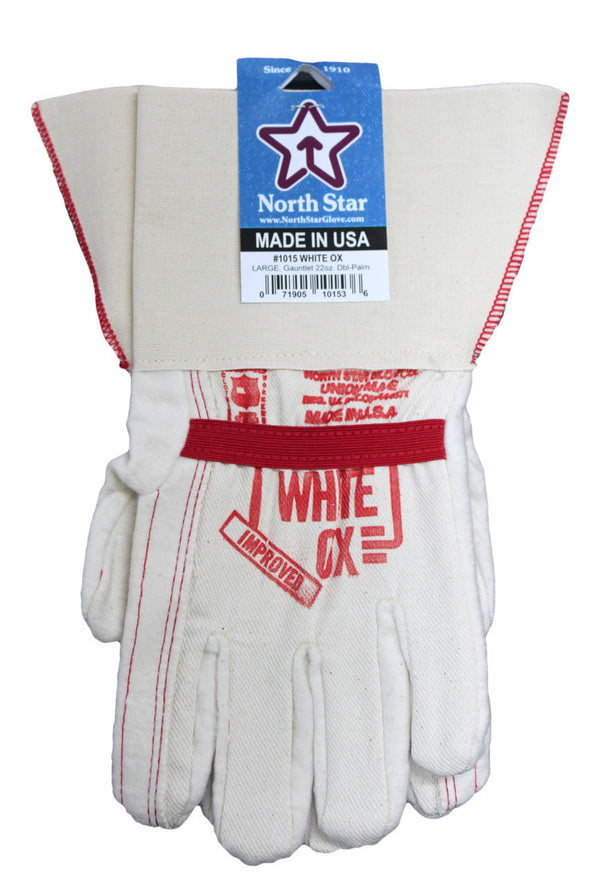 North Star - White Ox Gauntlet Cuff Gloves #1015