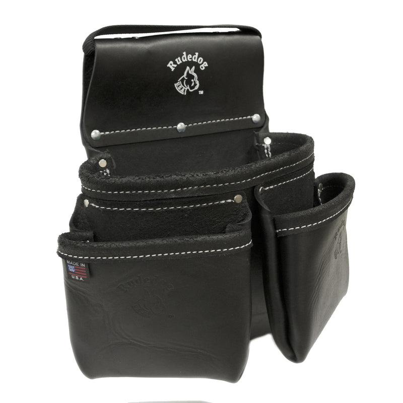 RudedogUSA Leather 3 Pouch Bag
