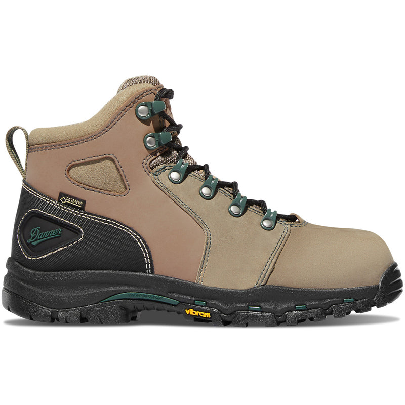 Danner Womens Vicious 4" Brown/Green Composite Toe