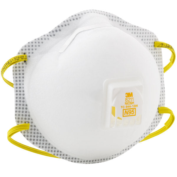 3M N95 Particulate Respirator #8211-Pack of 10