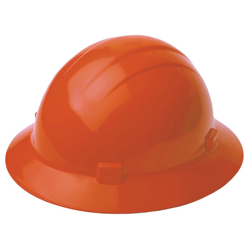 ERB Americana Full Brim Mega Ratchet Hard Hat - Orange
