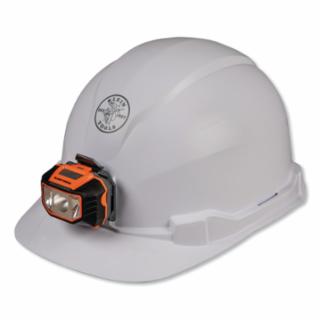 Klein Hard Hat, Non-vented, Cap Style with Headlamp #60107