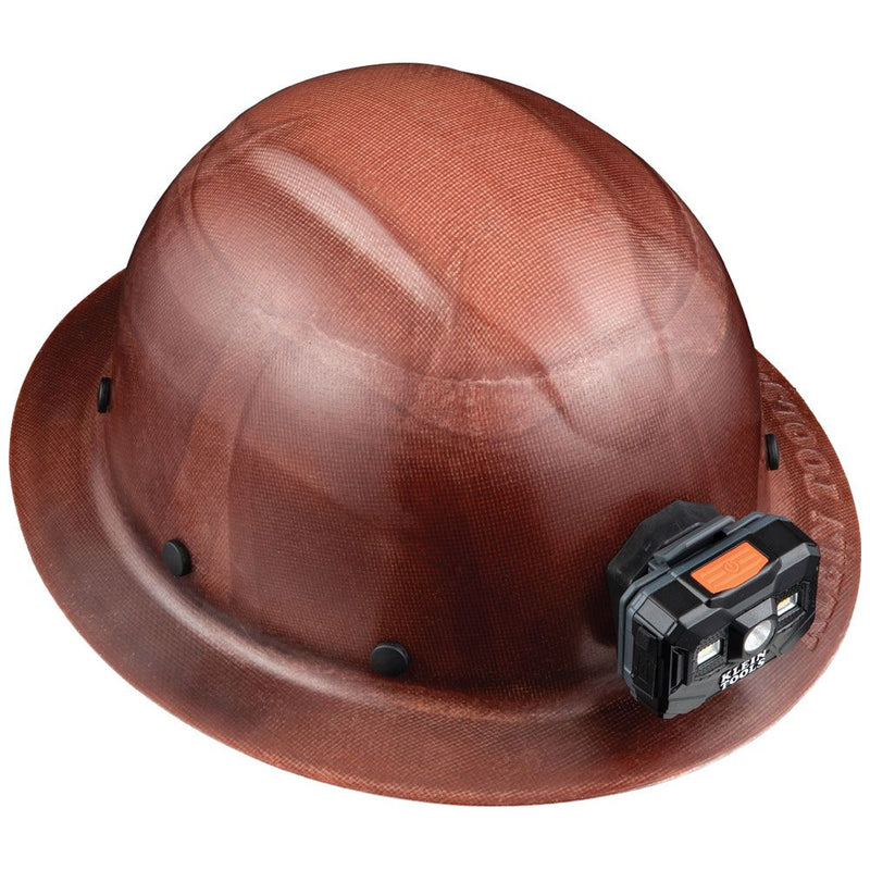 Klein Hard Hat, KONSTRUCT Series, Full-Brim, Class G, Rechargeable Headlamp