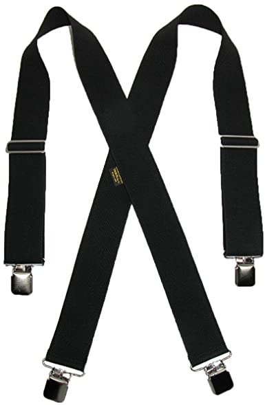 Welch X-Back Gator Clip Suspenders