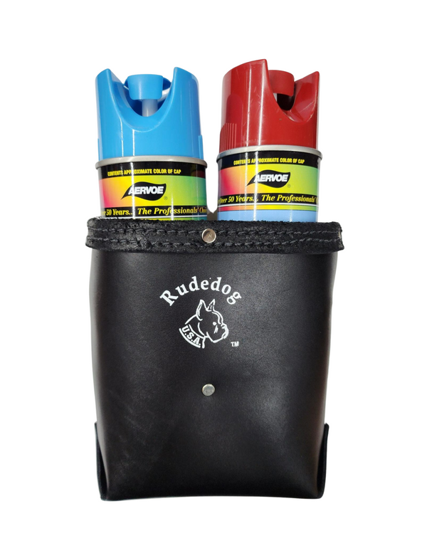 RudedogUSA 2-Can Spray Paint Leather Bag #1002 - HardHatGear