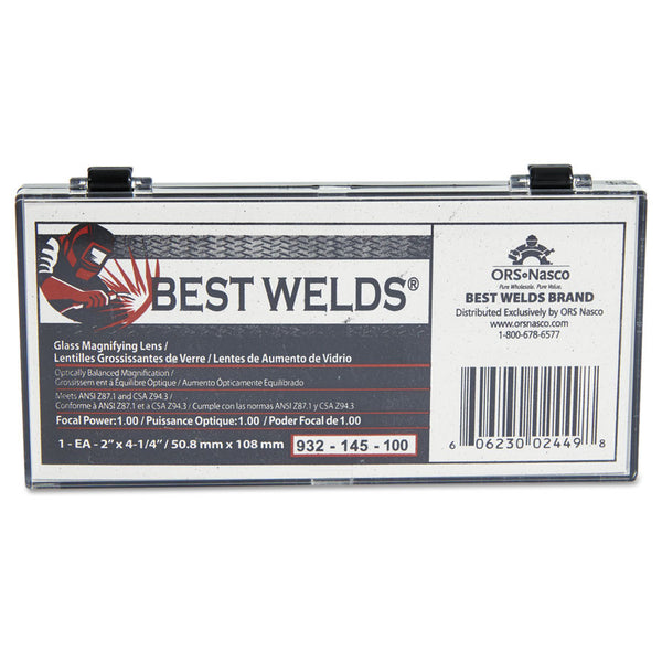 Best Welds Part       Cheaper than prescription glasses and easier to replace.     Diopter strength available from +1.00 through +3.50 brand may vary depending on diopter strength as well as material.     Made of polycarbonate or glass.