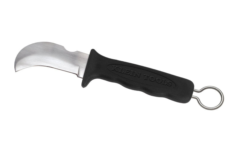 Klein 1570-3 Cable/Linemans Skinning Knife Hook Blade, Notch & Ring