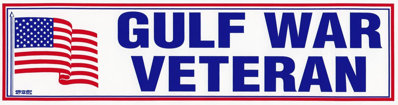 Gulf War Veteran Bumper Sticker