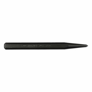 Mayhew Center Punch - Full Finish, 5 in, 3/16 in tip, Alloy Steel