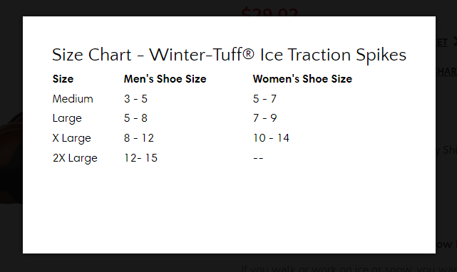 Tingley Winter-Tuff Ice Traction Spikes