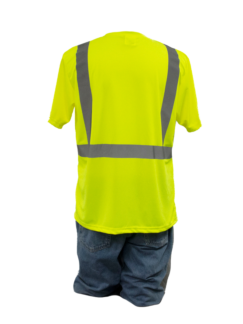 OZMO Hi-Vis Class 2 Short Sleeve Safety Shirt - HardHatGear