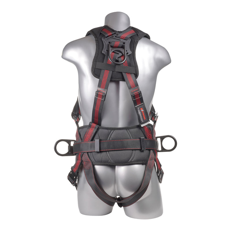 KStrong® Kapture™ Epic 5-Point Full Body Harness, Padded, 3 D-Rings, QC Chest and Legs (ANSI)