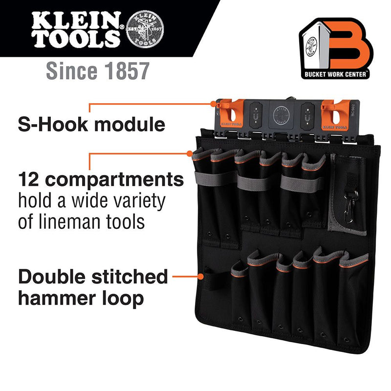 Klein Tool Apron Storage Module, S-Hook BC502S - HardHatGear