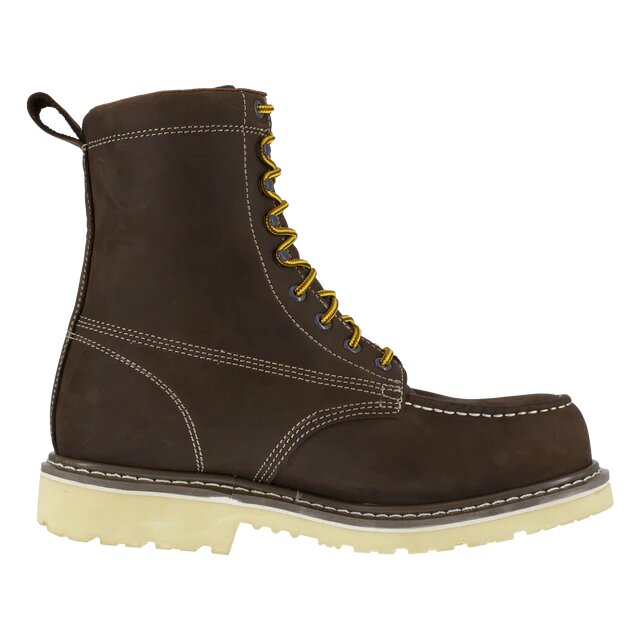Iron Age Solidifier Mens Brown 8 Waterproof Work Boot IA5082