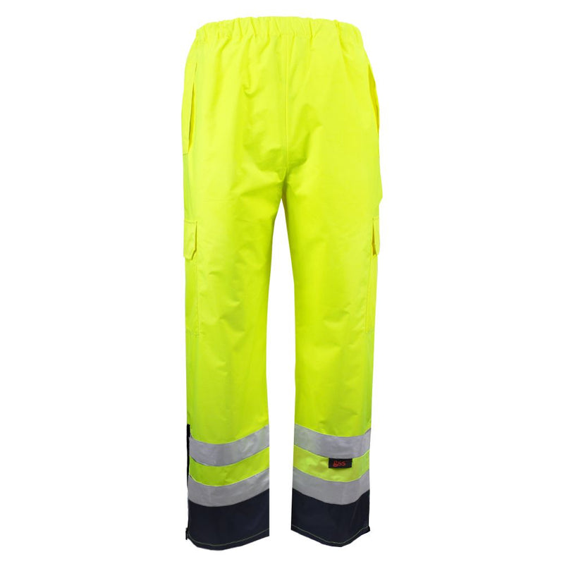 GSS Class E Premium Waterproof Pants Hi-Viz Lime w/ Black Bottom
