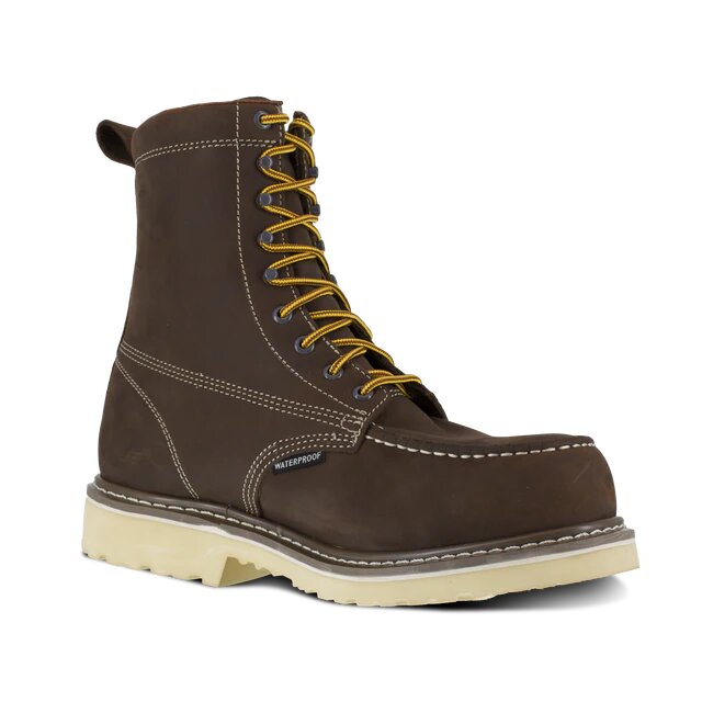 Iron Age Solidifier Mens Brown 8 Waterproof Work Boot IA5082