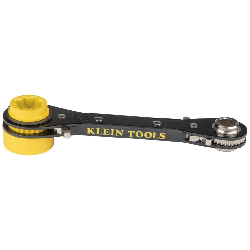 Klein 6-in-1 Linemans Ratcheting Wrench KT155T