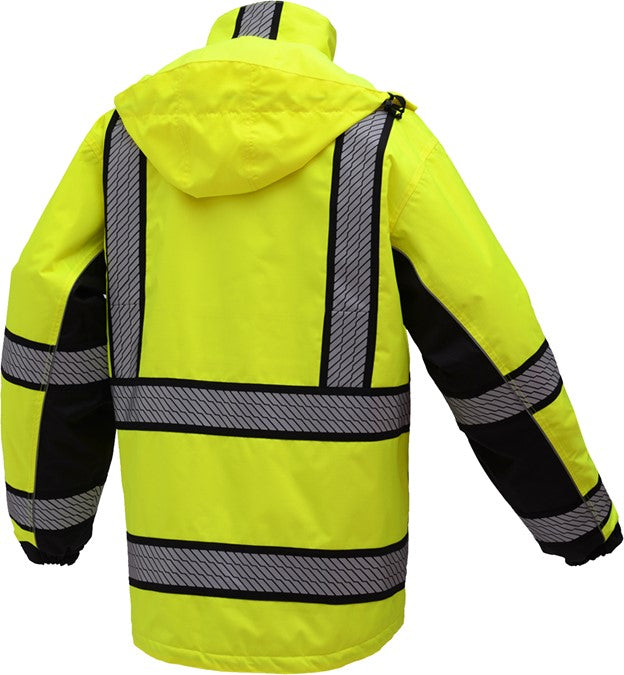 GSS Safety ONYX Rip Stop Parka with Removable Fleece Liner-Teflon Protection