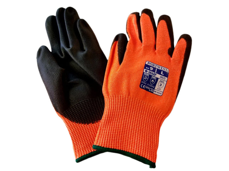 Portwest Vis-Tex Cut 5 Resistant Glove-PU