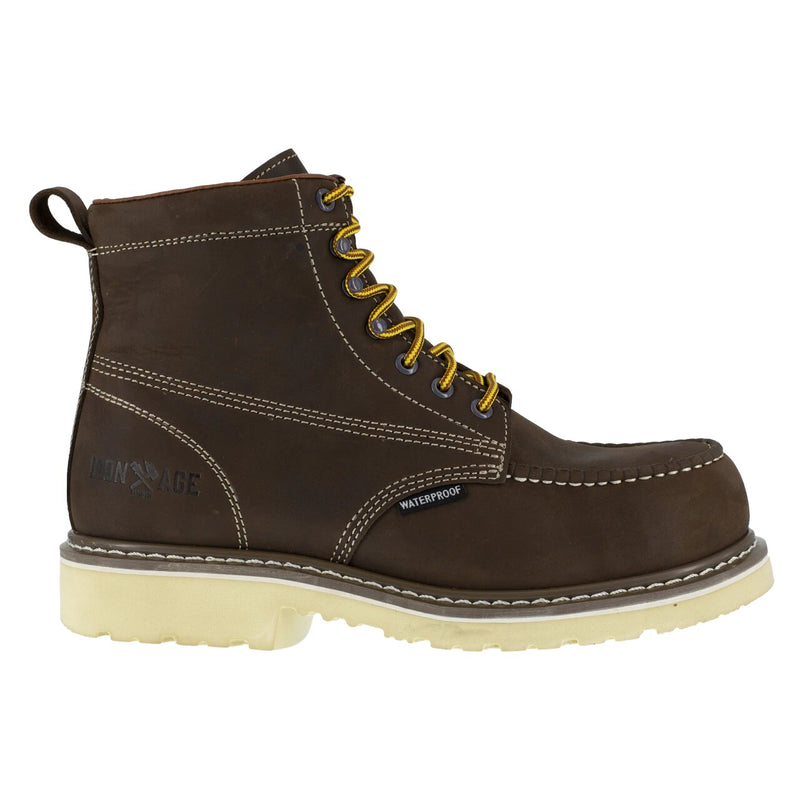 Iron Age Solidifier Mens Brown 6 Waterproof Work Boot IA5062