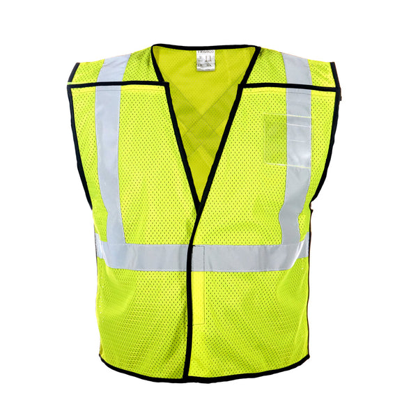 Kishigo X-Back Breakaway Lime Safety Vest #1805